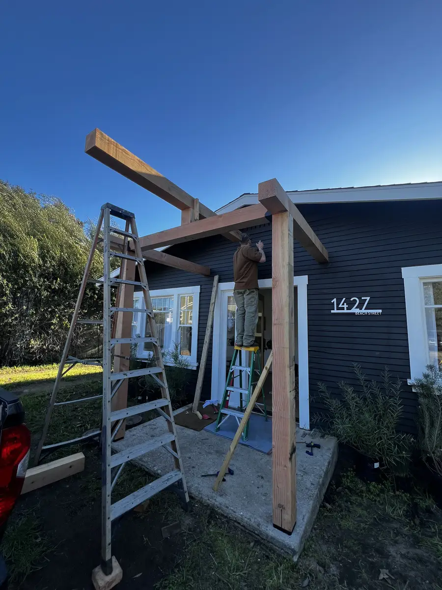 Porch Overhang — Beach St. Remodel — photo 5 of 10